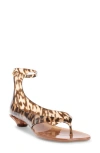 Chloé Jelly Flip-flop Sandals Tropical Print Shell Heel In Multi
