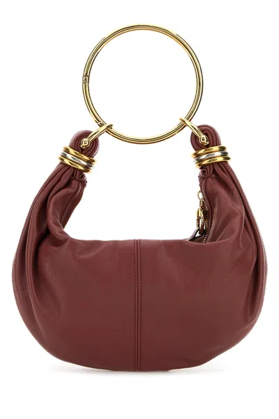CHLOÉ BORSA A MANO BRACELET PICCOLA IN PELLE ROSA ANTICO DONNA
