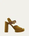 Chloé Aria Ankle-strap Platform Sandals