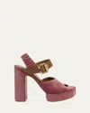Chloé Aria Ankle-strap Platform Sandals