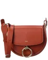 Chloé Chloe Arlene Leather Crossbody In Brown