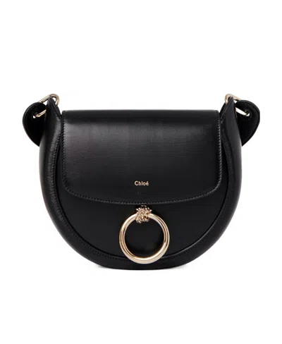 Chloé Arlene Leather Crossbody Bag In Black