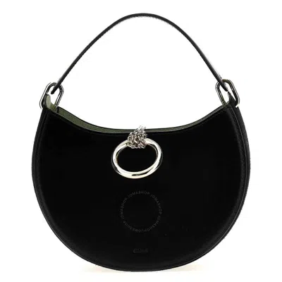 Chloé Chloe Arlene Leather Hobo Bag In Black