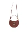 Chloé Arlene Leather Shoulder Bag In Red