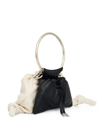 Chloé Arlene Ouch Knotted Shoulder Bag In Neutral
