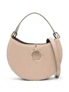 Chloé Arlene Leather Bag In Beige