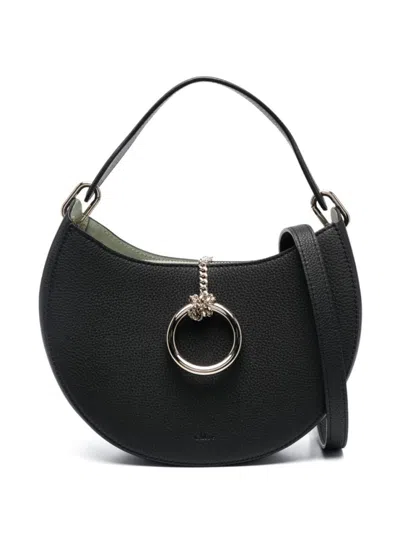Chloé Versatile Leather Crossbody Bag In Black