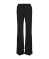 Chloé Low-waisted Tailored Trousers In Black