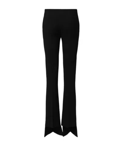 Chloé Tailored Wool Flared Pants In Black