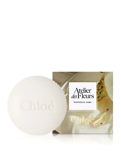 Chloé Chloe Atelier Des Fleurs Magnolia Alba Soap 3.5 oz Skin Care 3616305446442 In Transparent