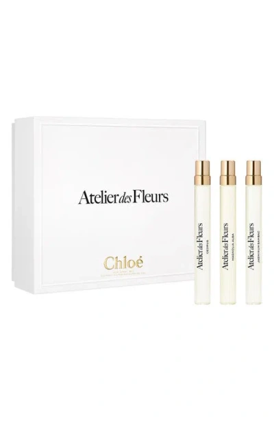 Chloé Atelier Des Fleurs Travel Fragrance Spray Set In No Color