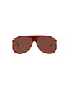 Chloé Chloe Fashion Sunglasseswomensch0128s-30013588003 In Orange