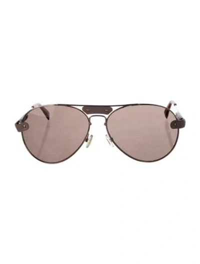 Pre-owned Chloé Aviator Tinted Sunglasses In Pink