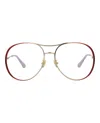 Chloé Aviator-frame Metal Optical Frames In Multi