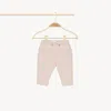 Chloé Baby Drawstring Pants Pink Size 9-12 100% Cotton In Gold
