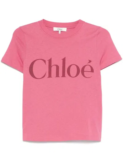 Chloé Baby Fit Tshirt With Logo
