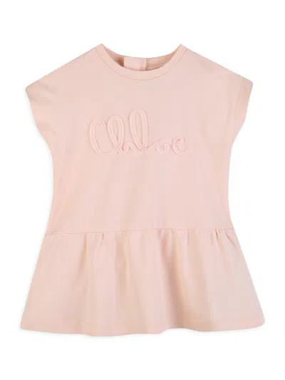 Chloé Baby Girl's & Little Girl's Flounced T-shirt Dress In Pink