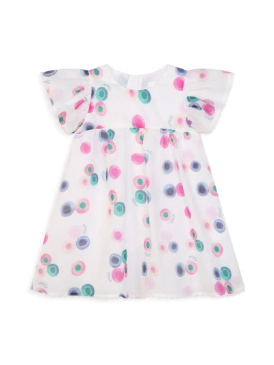 Chloé Baby Girl's & Little Girl's Polka Dot Baby Doll Dress In Neutral