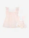 CHLOÉ BABY GIRLS DRESS AND SOFT TOY GIFT SET