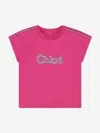 CHLOÉ BABY GIRLS EMBROIDERED LOGO T-SHIRT