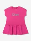 CHLOÉ BABY GIRLS T-SHIRT DRESS