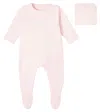 Chloé Kids Baby Logo Cotton Onesie And Blanket Set In Neutral