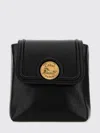 Chloé Chloe Women Black Leather Horse Medal Backpack In Black