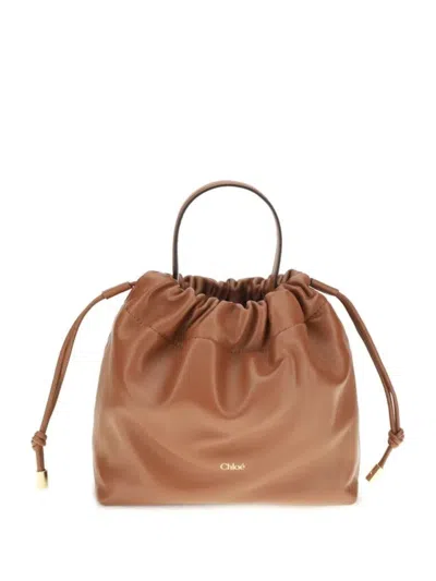 Chloé Bag Leather Nappa Lambskin "chloe' Icons" In Brown