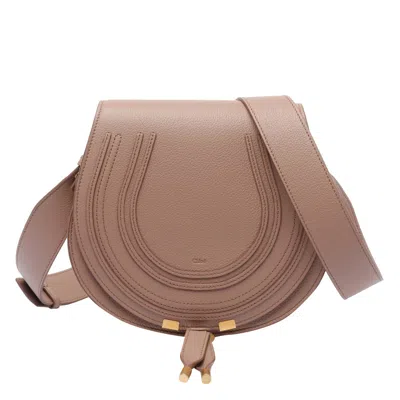 Chloé Small Marcie Shoulder Bag In Pink