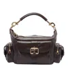 Chloé Chloe Chocolate Leather Camera Bag Handbag