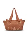 Chloé Womens Wild Pink Plage Medium Cotton Tote Bag In Pink