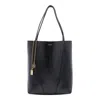 Chloé Small Spin Tote In Grained Leather Bags In Black