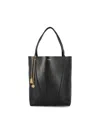 Chloé Grained Leather Medium 'spin' Bag In Black