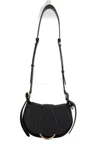 Chloé Black Leather Shoulder Bag In Black