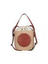 Chloé Small Horse Medal Tote Bag In Beige