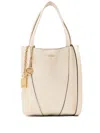 Chloé Small Spin Tote Bag In Beige