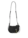 Chloé Black Leather Shoulder Bag In Black