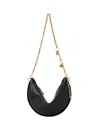 Chloé Icons Crescent Chain Shoulder Bag In Black