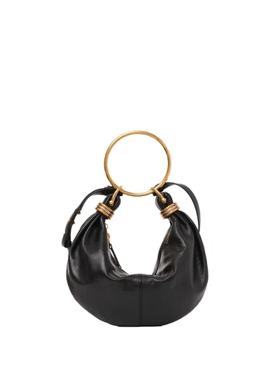 Chloé Small Bracelet Hobo Bag Black
