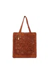 Chloé Summer Banana Tote Bag In Brown