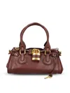 Chloé Paddington Small Leather Shoulder Bag In Brown