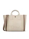 Chloé Carry Medium Tote Bag In Neutral
