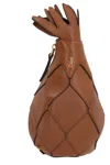 Chloé Chloe Women Caramel Leather Ananas Shoulder Bag In Clay Brown