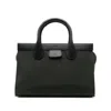 Chloé Barbour X Edith Canvas Tote Bag In Green