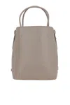 Chloé Micro Sense Tote Bag In Grey