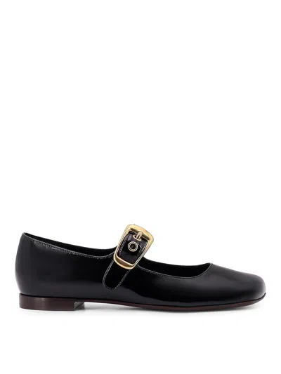 Chloé Black Calfskin Ballet Flats