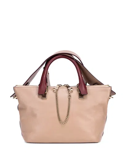 Pre-owned Chloé Bailey Tote Bag In Neutral