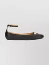 Chloé Misty Leather Ballerinas For Women In Black