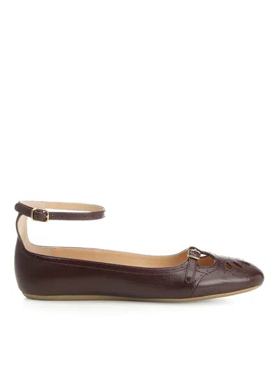 Chloé Ballerinas In Brown