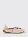 Chloé Kick Leather Ballet Flats Round Toe In Pink